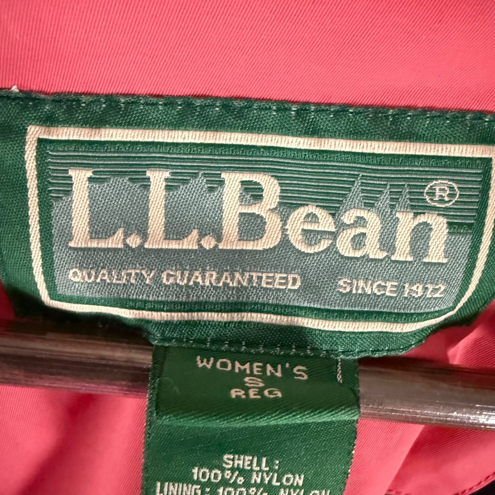 LL Bean Womens Small Pink Black Colorblock Insulated Winter Jacket 0 PH15 - Picture 11 of 13